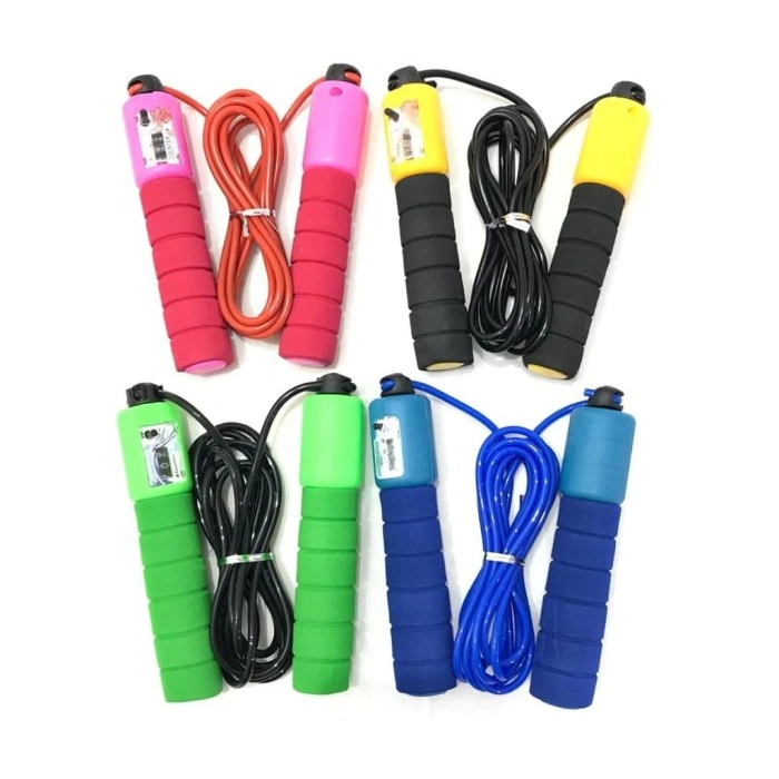 Tali skipping Jump Rope Skipping Soft Handle with Counter / Tali Lompat alat hitung