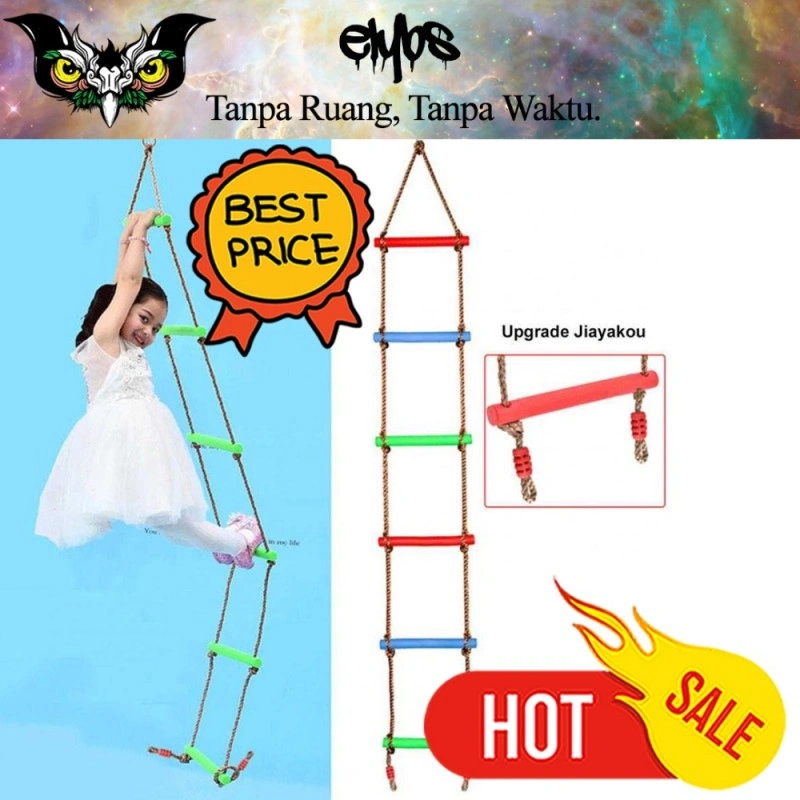 Mainan Anak Panjat Tangga Tali Outdoor Playground Climbing Ladder