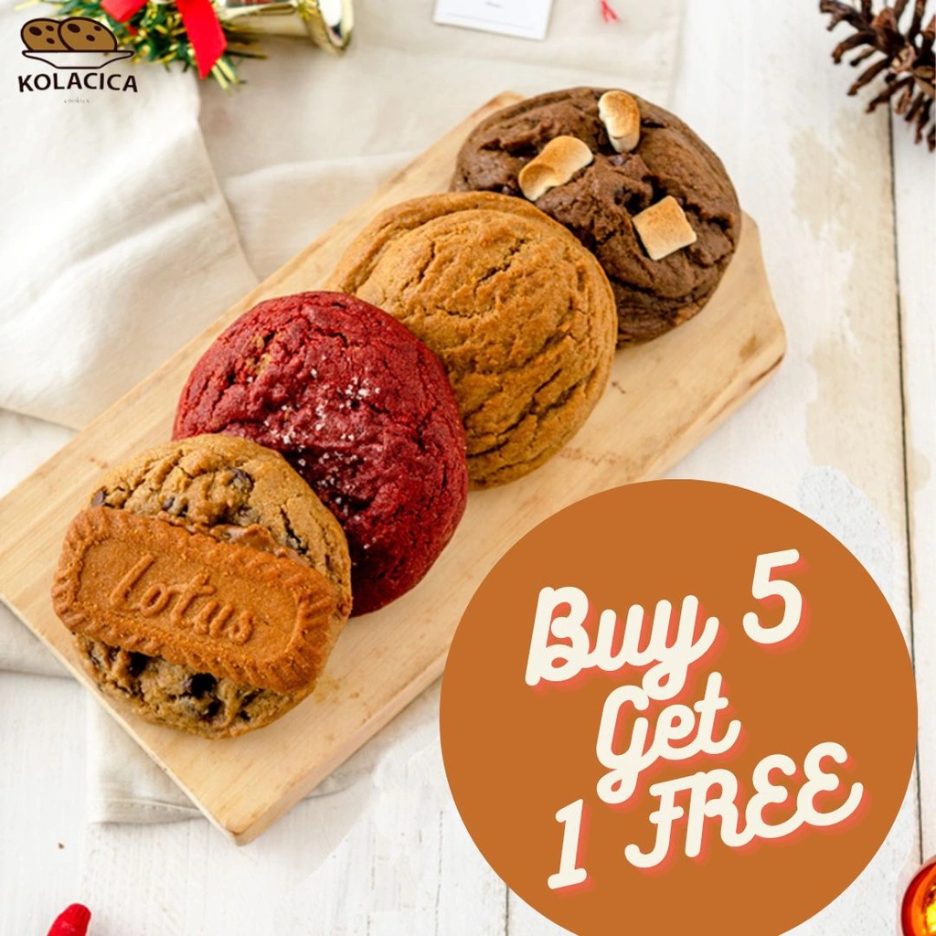 [Buy 5 Get 1 FREE] Jumbo Soft Baked Cookies Kolacica