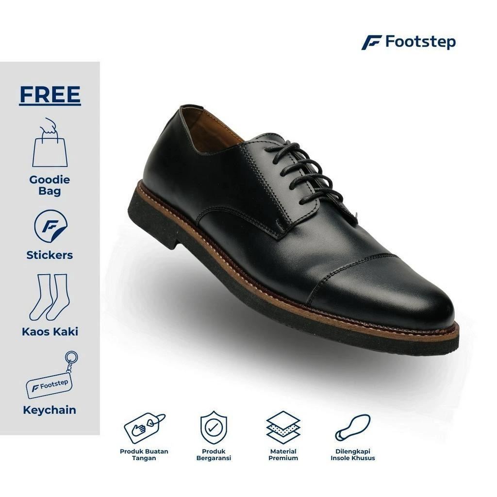 Sepatu Casual Pria Formal Footstep Footwear Wirken Derby
