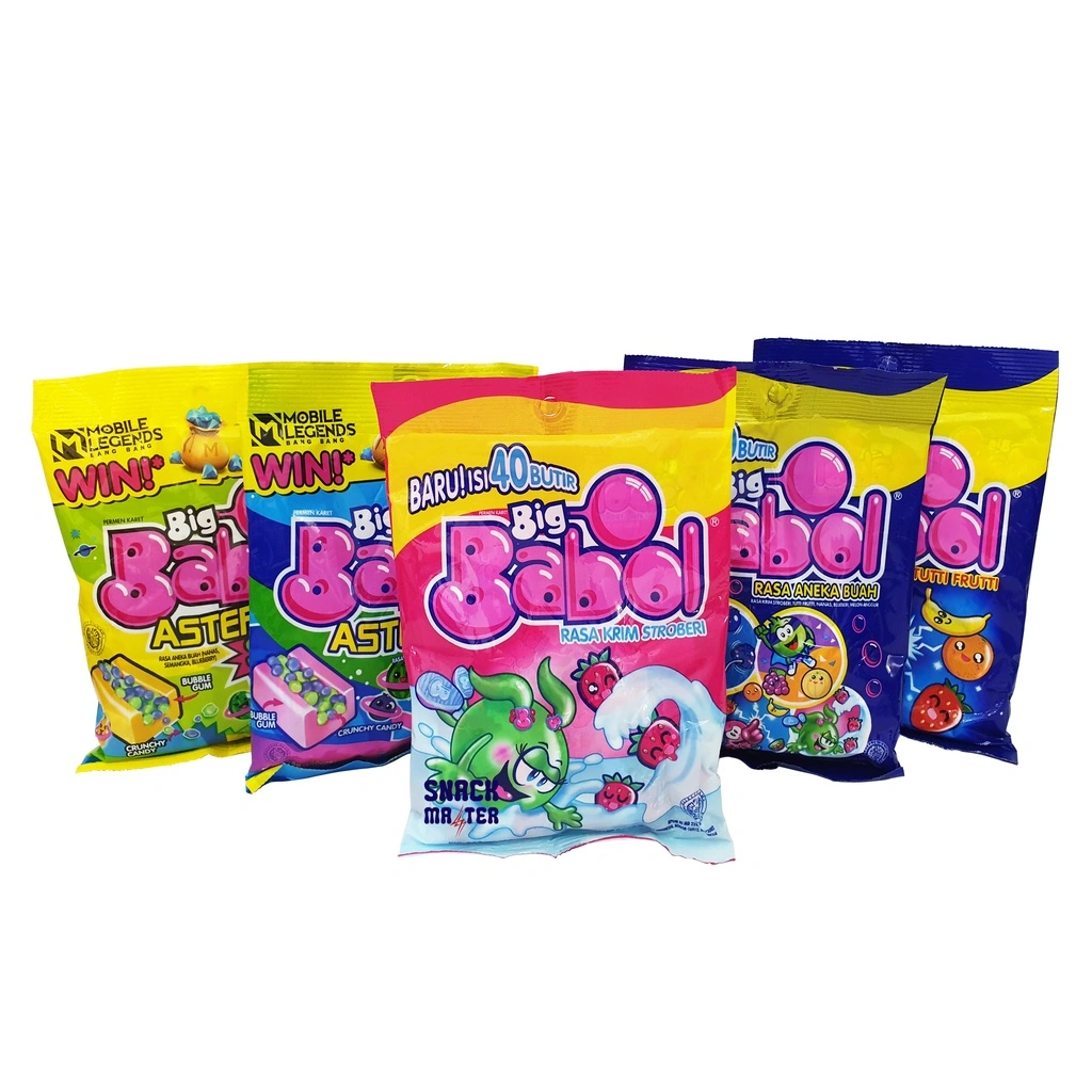 Permen Karet Big Babol Zak - Netto 128 gr (Isi 40 butir)