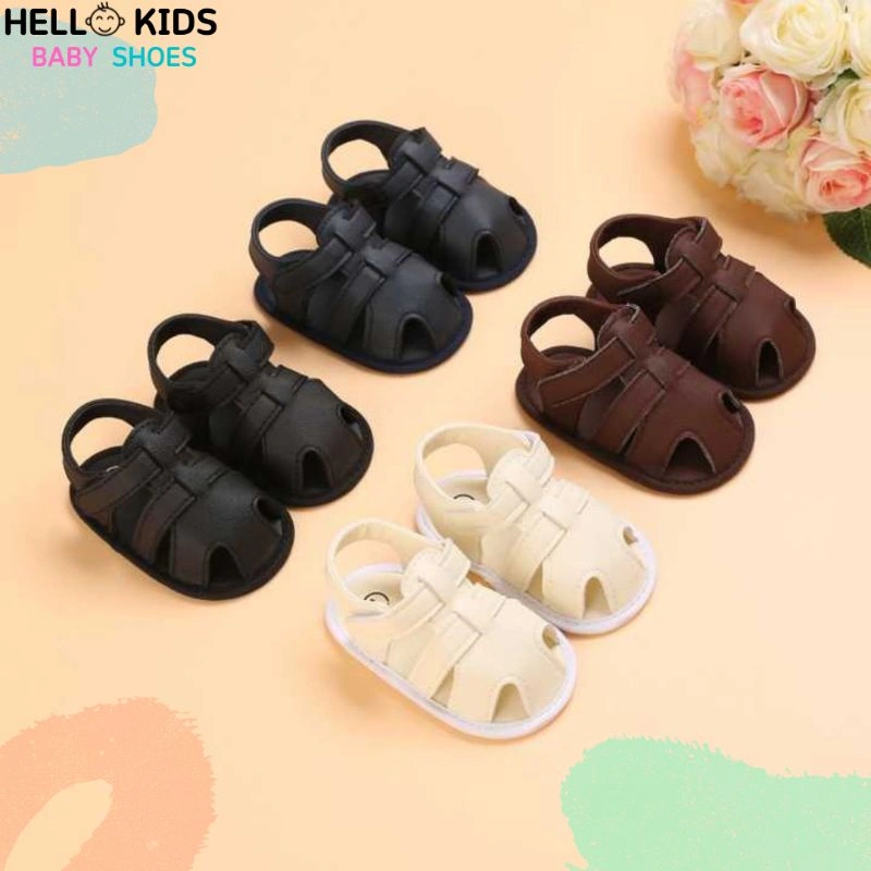 Sandal Bayi Prewalker Laki Laki Perempuan Umur 0 - 12 Bulan Sendal Bayi Laki Laki Perempuan 1 Tahun Sepatu Sendal Bayi Laki Laki Perempuan HK003