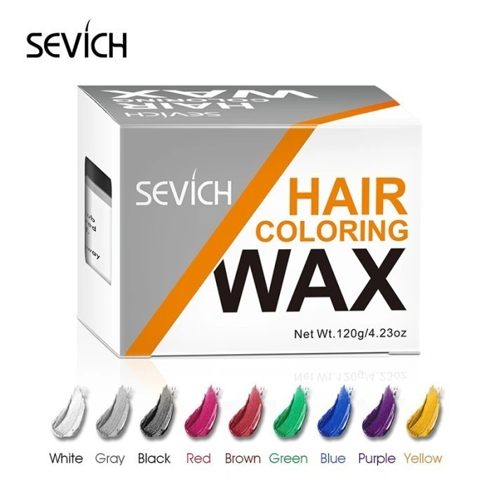 Hair Styling Color Wax Pomade Gel Minyak Rambut Cat Pewarna Rambut Non Permanen Dye Waterbased Sevich Original