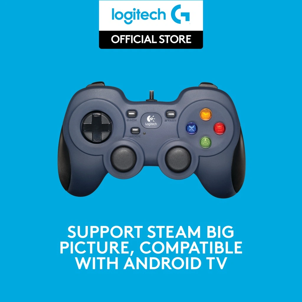 Logitech F310 Gamepad Joystick Wired Extra Comfortable untuk PC dan Android TV