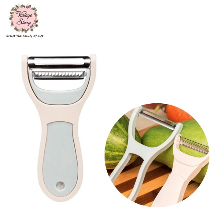 Peeler 2 in 1 Alat Pengupas Kulit Buah Kentang Serbaguna