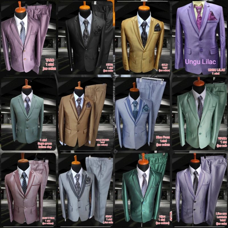 1 stel jas semi woll kilap Jas nikah jas pernikahan jas manten jas pengantin jas akat nikah jas wedding Jas slim fit Jas kekinian jas pria jas murah jas blezer jas almamater jas moderen jas korea style