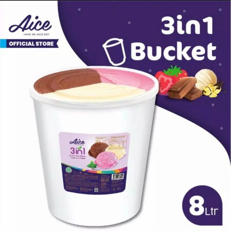 Aice / Halocoko ice cream 5L dan 8L