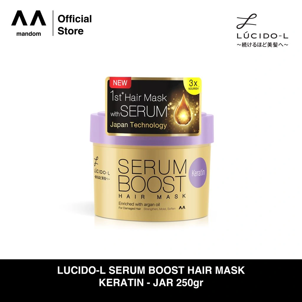 LUCIDO-L Serum Boost Hair Mask Keratin 250gr