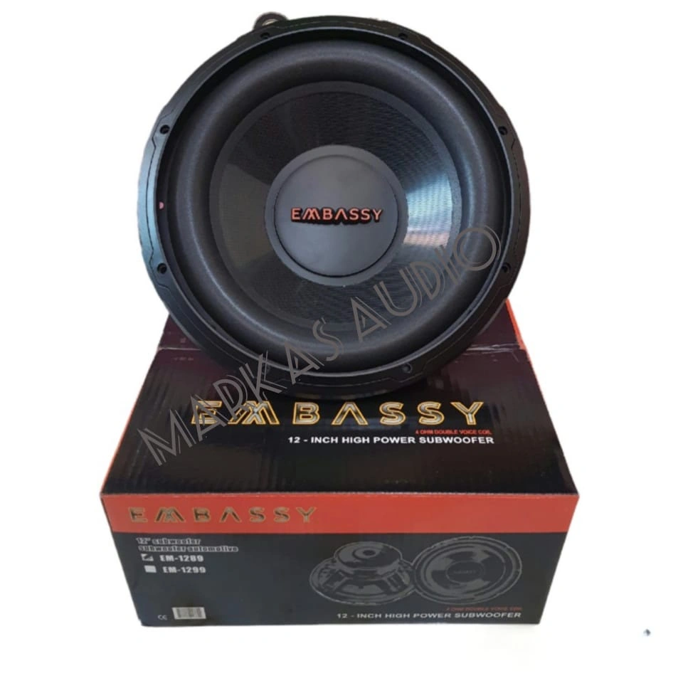 Subwoofer Embassy EM-1289 12inch Double Coil