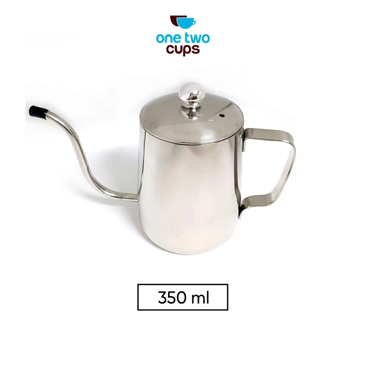 One Two Cups Teko Pitcher Kopi Teh Leher Angsa Teapot Drip Kettle Cup 350ml