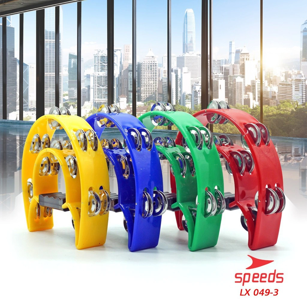 SPEEDS Alat Musik Tamborin music Tambourine Kecrek Double Ring Kecrekan Festival 049-3