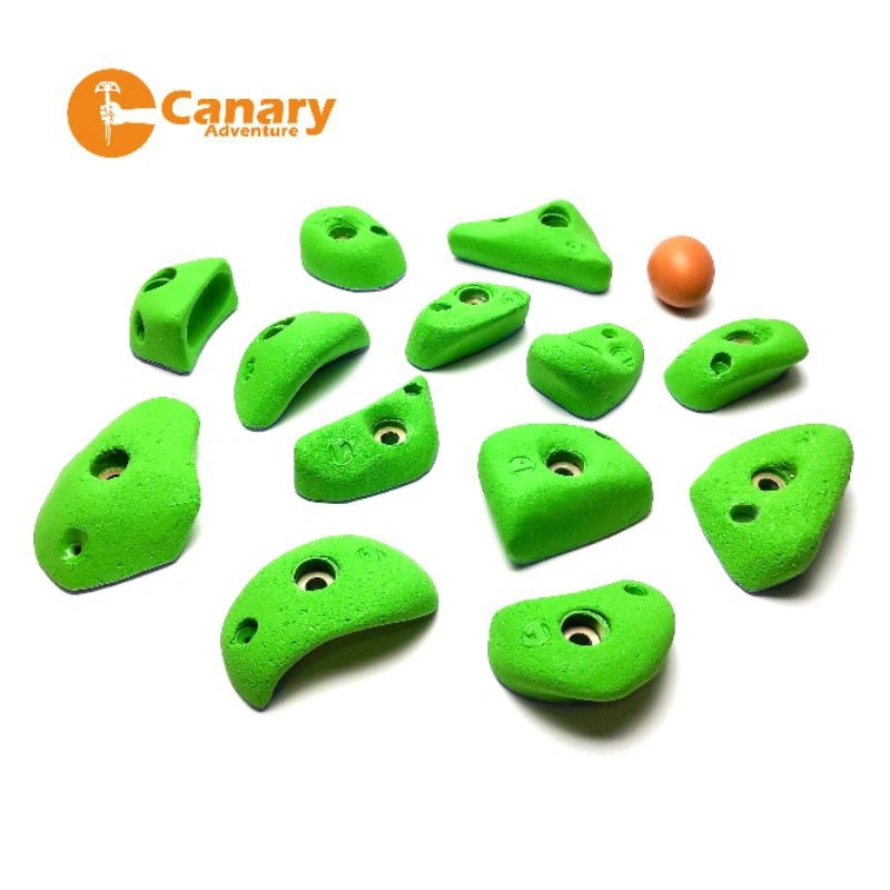 Paket 13pcs Poin Panjat Tebing + Baut Papan / Dinding Boulder Wall Climbing Holds Anak Dewasa Aneka Warna Berkualitas