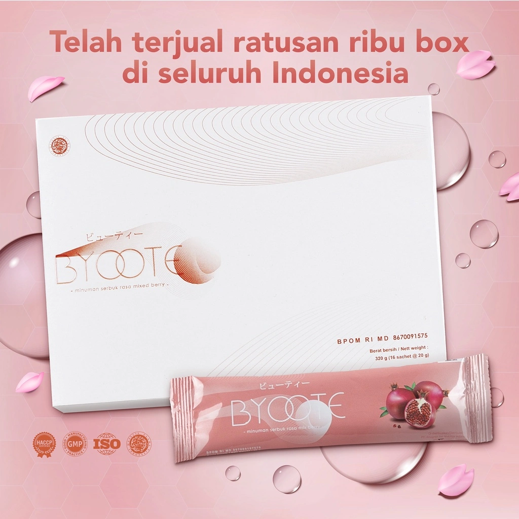 BYOOTE COLLAGEN GLUTATHIONE  1 BOX