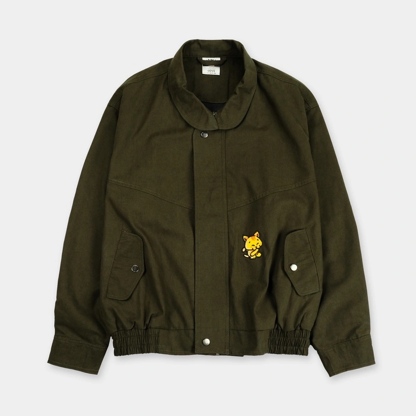 CRSL Chilo Aero Jacket | Green Army | Flight Jacket | Jaket Motor Unisex Pria Wanita | Bomber