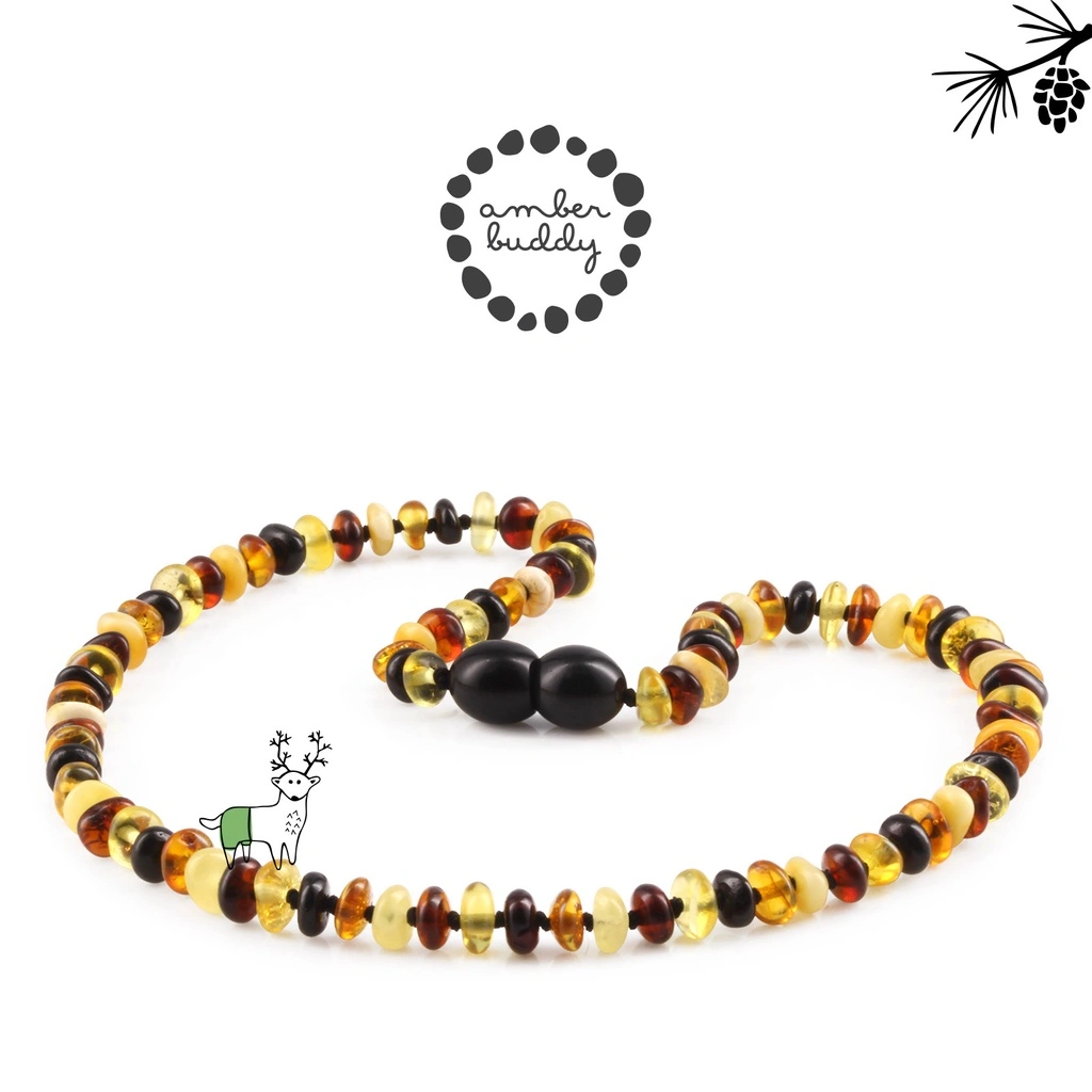 Amber Buddy - [HARGA TERJANGKAU] Kalung amber tumbuh gigi bayi, balita, anak. (NO POUCH & BOX)