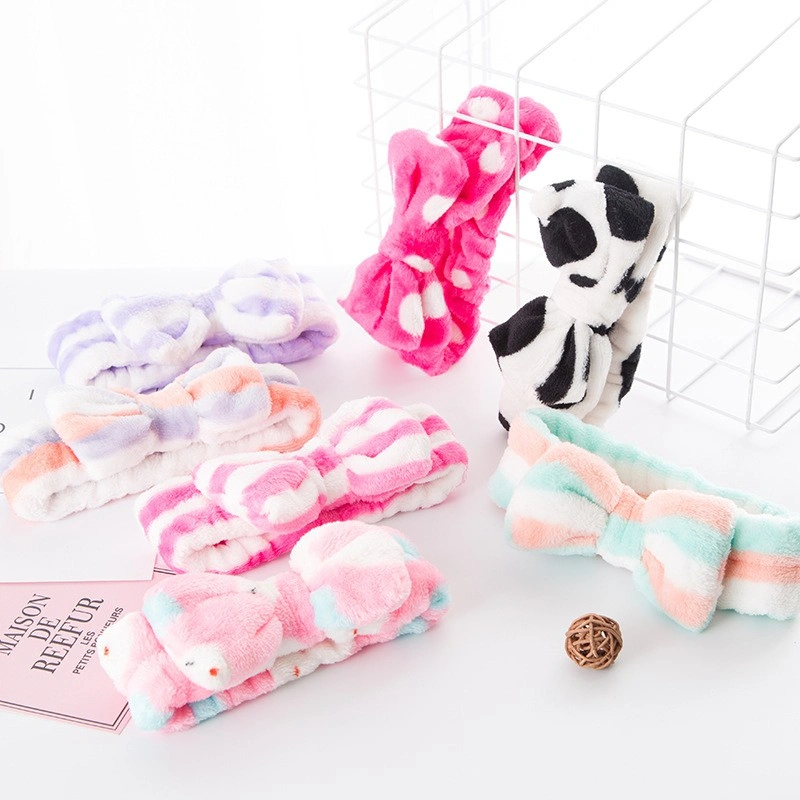 Bandana Bando Rambut Motif Pita Rambut Untuk Mandi Gaya Banda Fashion Wanita