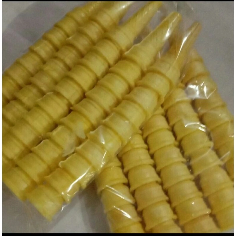 Cone Ice Cream 400 Pcs | Kerupuk Es Krim Diameter 4cm