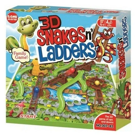 Ular Tangga 3D Snake Ladder 3D Board Game