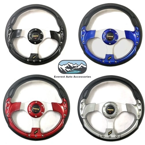 Stir Setir Racing Mobil Momo 13 inch + Boss Kit Bosskit HKB Sport