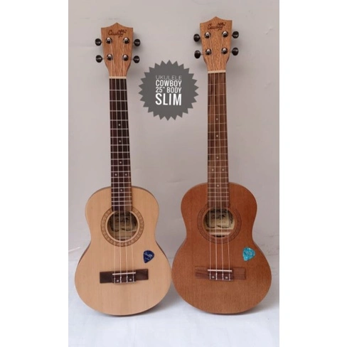 ukulele cowboy tenor 25" body slim original cowboy tenor tipis