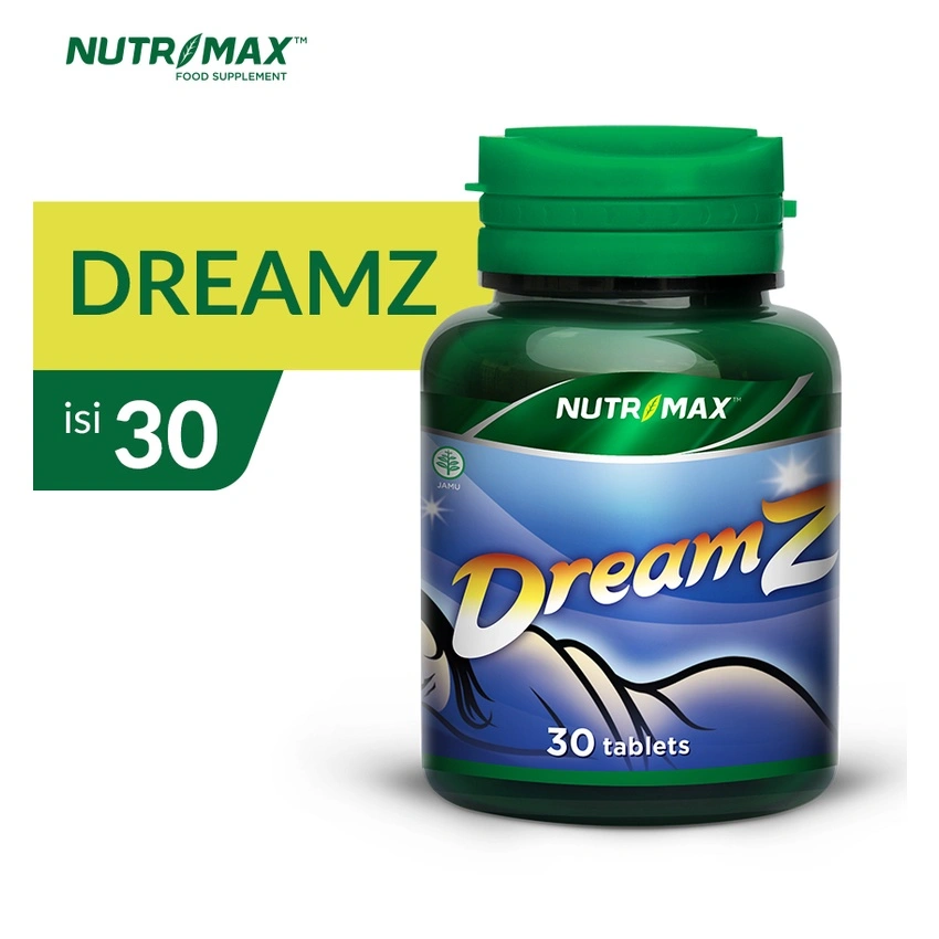 Nutrimax Dreamz 30 Tablet Membantu Meringankan Gangguan Sulit Tidur