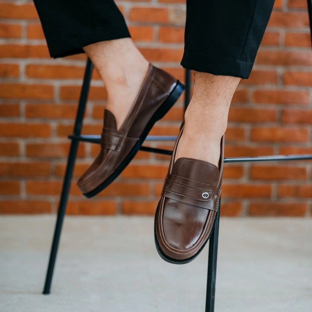 Rionz Drt - Sepatu Formal Pria Pantofel Hitam Coklat Kuliah Pesta Kondangan Nikahan Kerja kantoran