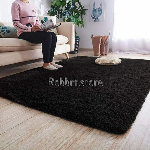 ROBBRT Karpet Bulu Rasfur ANTI RONTOK Tebal 5cm Ukuran 200x150cm