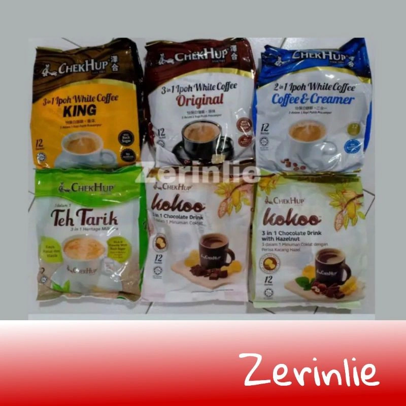 Chek Hup ready stok komplit / kopi check hup / kopi instan/ chekh up coffee 3in1 / chek hup king
