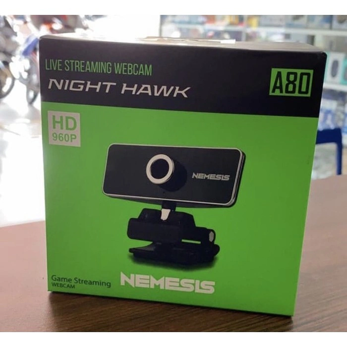 WebCam NYK Web Cam A80 1080p Streaming Zoom built in Microphone Night Hawk Nemesis Gaming