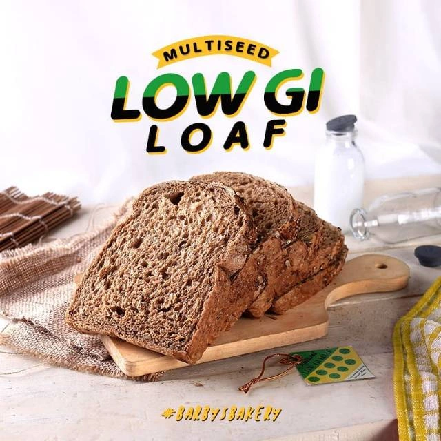 Barbys Bakery - Multiseed Low Gi Loaf | Roti Tawar | Vegan Bread| Roti Gandum| Roti Sehat| Vegetarian| Tanpa Mentega| Tanpa Gula
