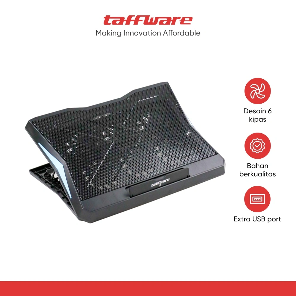 Taffware MC Gaming Cooling Pad Laptop 6 Fan - Q3
