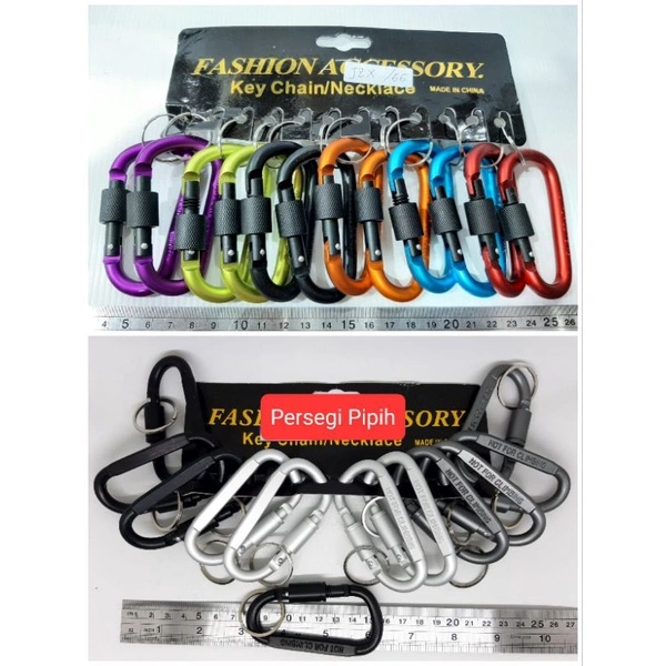 Karabiner Premium Carabiner Lusinan 12pcs JLY Grosir