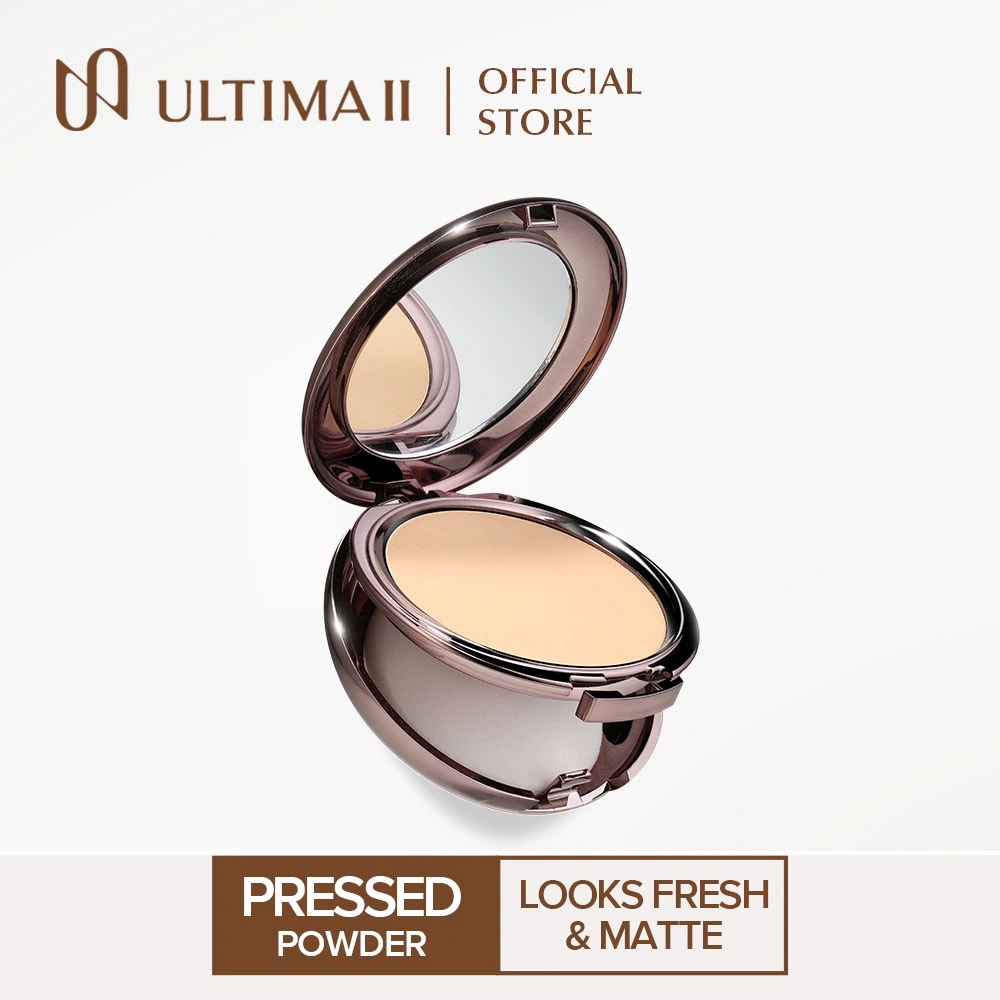 ULTIMA II Wonderwear Pressed Powder - Bedak Padat Bebas Minyak Tahan 18 Jam