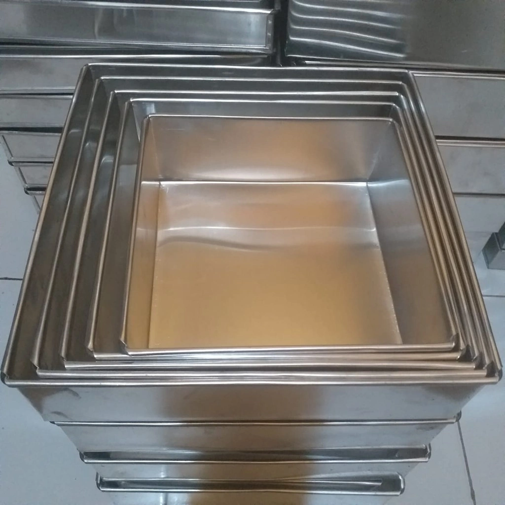 Loyang Kotak Tinggi 7 CM / Loyang Brownies / Loyang Persegi