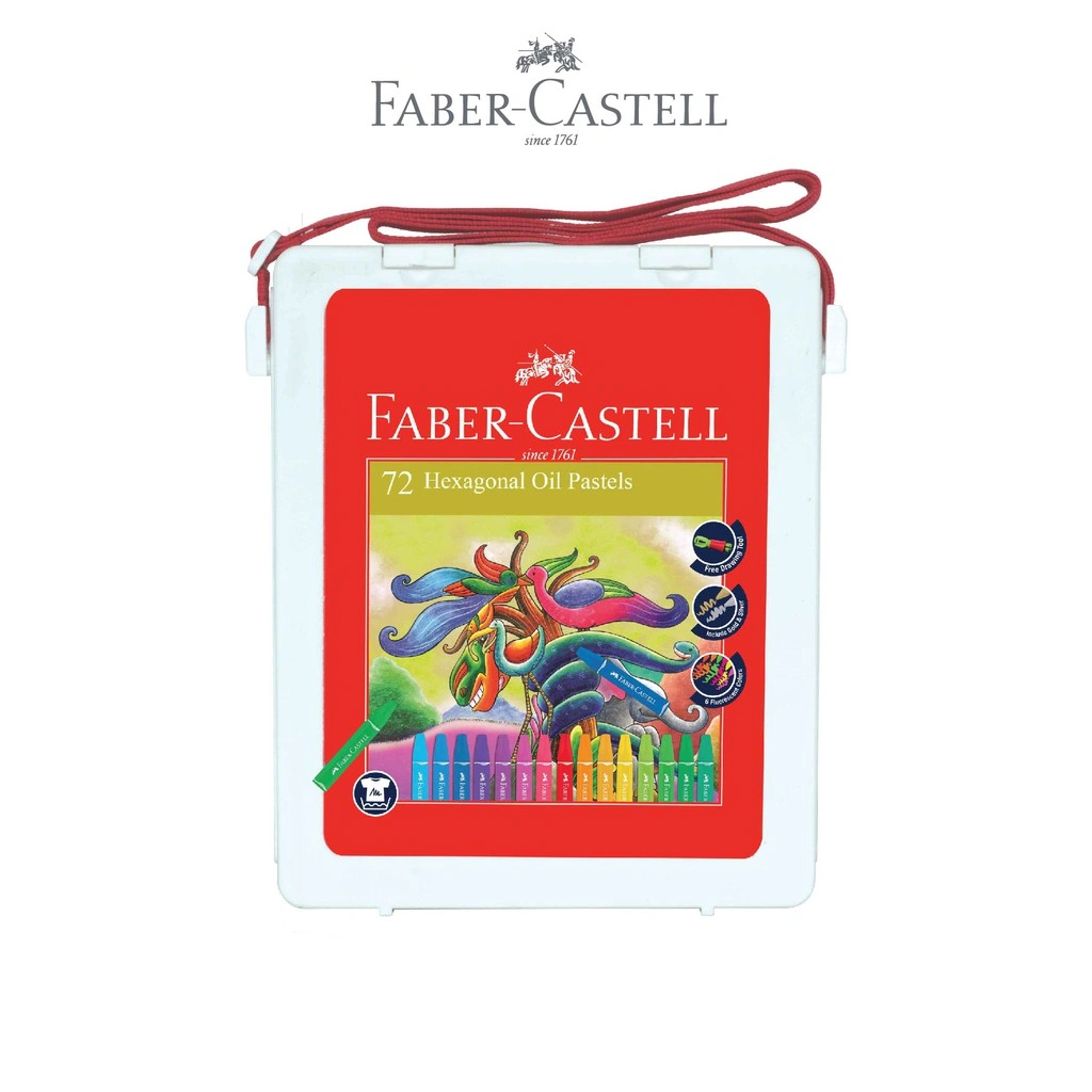 Faber-Castell Krayon Minyak Hexagonal Oil Pastel 72