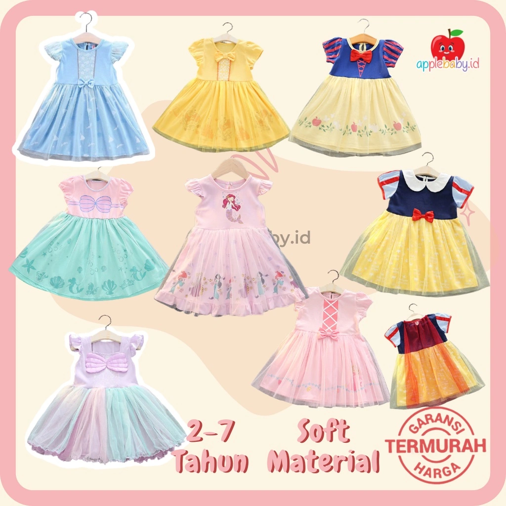 Dress Princess Anak Dress Anak Perempuan Baju Pesta Anak Perempuan Drees Anak Baju Princess Anak