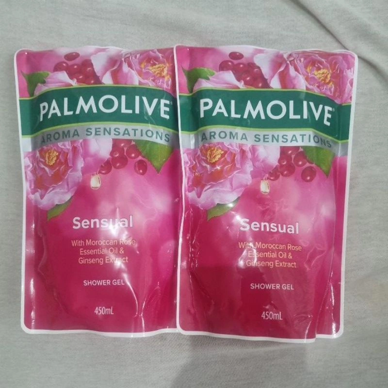 Palmolive Aromatherapy Sensual shower gel Sabun mandi Refill 450 ml merah (ORI) expired 2028