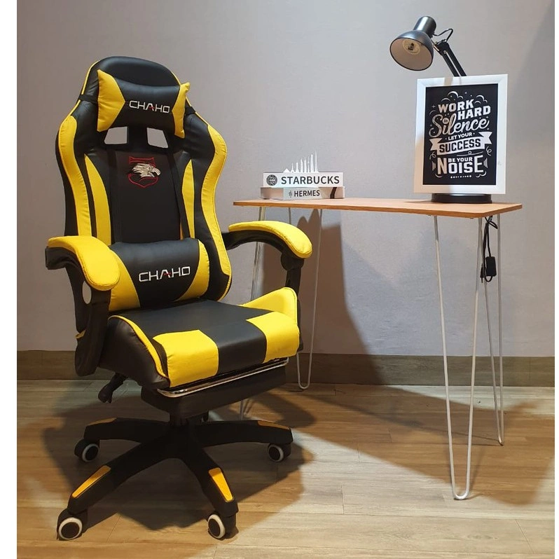 CHAHO Luxes Original Premium Quality Kursi Gaming Gamers Gaming Chair Kursi Kantor Kursi Main Game Hidrolik Kursi Balap Kursi Pesawat Tempur Kursi Racing
