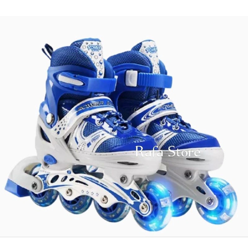 SUPER PROMO!!! Sepatu Roda Terbaru Free Baut BAJAJ+Ban KARET Inline Skate PU Wheels Anak dan Dewasa
