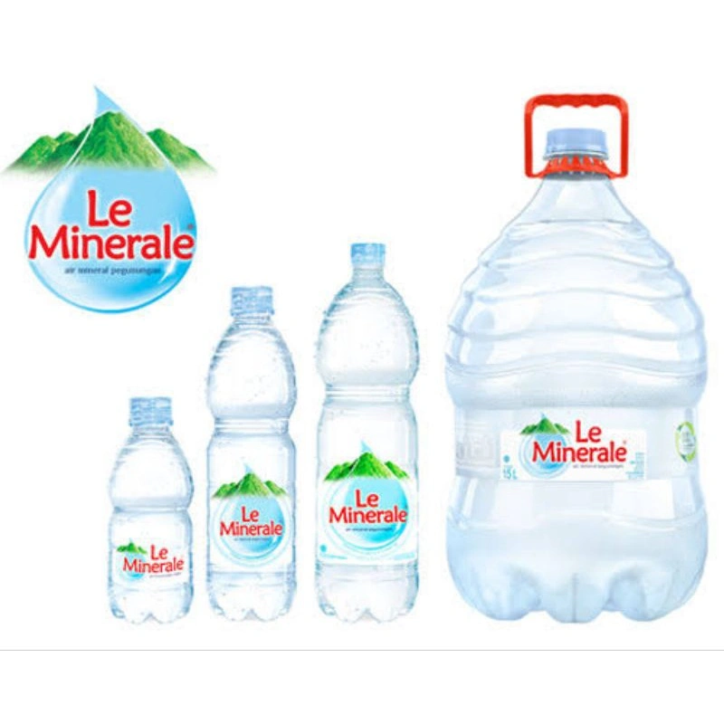 Air Mineral Le Minerale 330ml / 600ml Karton / Galon 15L / Galon 5L