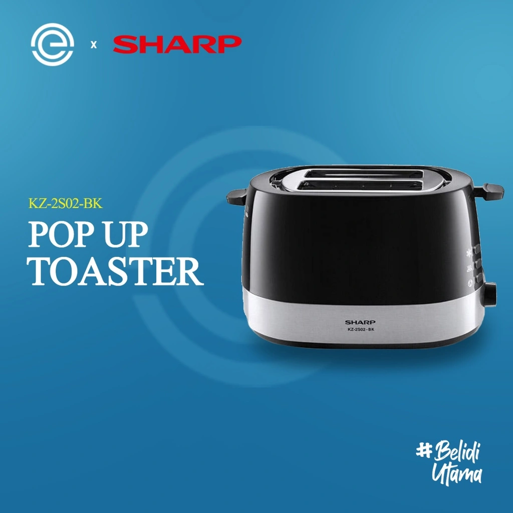 SHARP Pemanggang Roti / Pop Up Toaster KZ-2S02