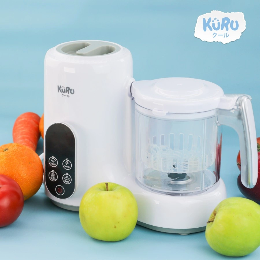 KURU  4in1 Baby Food Processor Food Maker Steamer Blender Mpasi FP5800