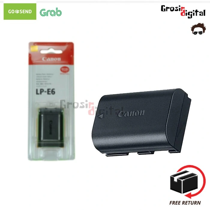 Baterai Canon LP-E6 For Canon 5D III/5DS/5DS R/5D II/6D/7D II/7D/70D/60D/60D