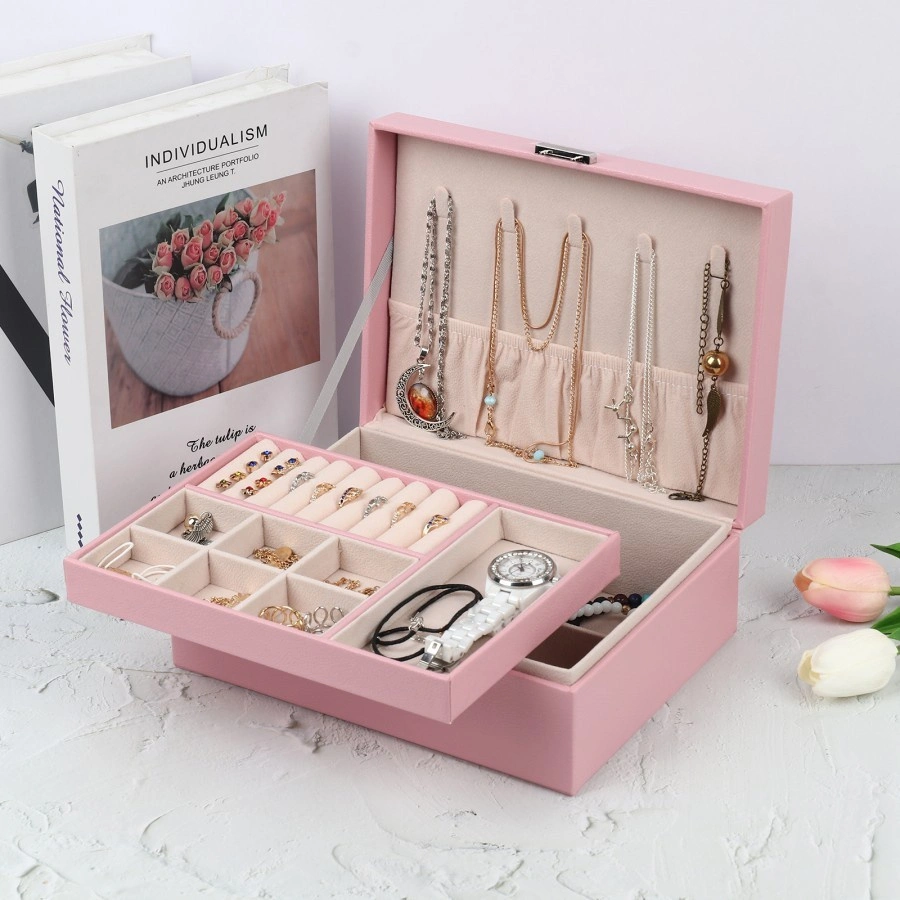1111 Kotak Perhiasan Travel Jewelry Anting Kalung Cincin Box Penyimpan