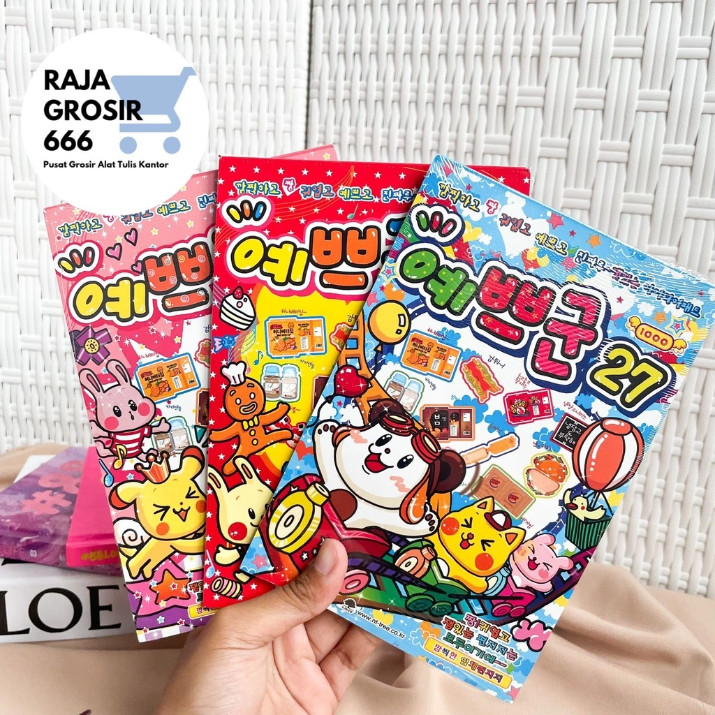 Buku Origami Korea Versi 27 28 29 Korean Bentuk makanan Papercraft book Buku Lipat bentuk makanan lucu mainan anak origami kreatif