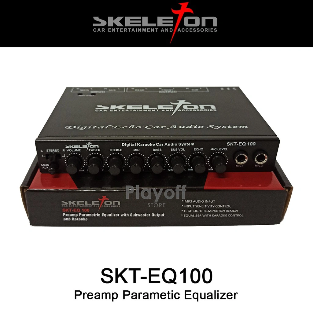 Preamp Parametric Equalizer Karaoke Mobil SKT-EQ100