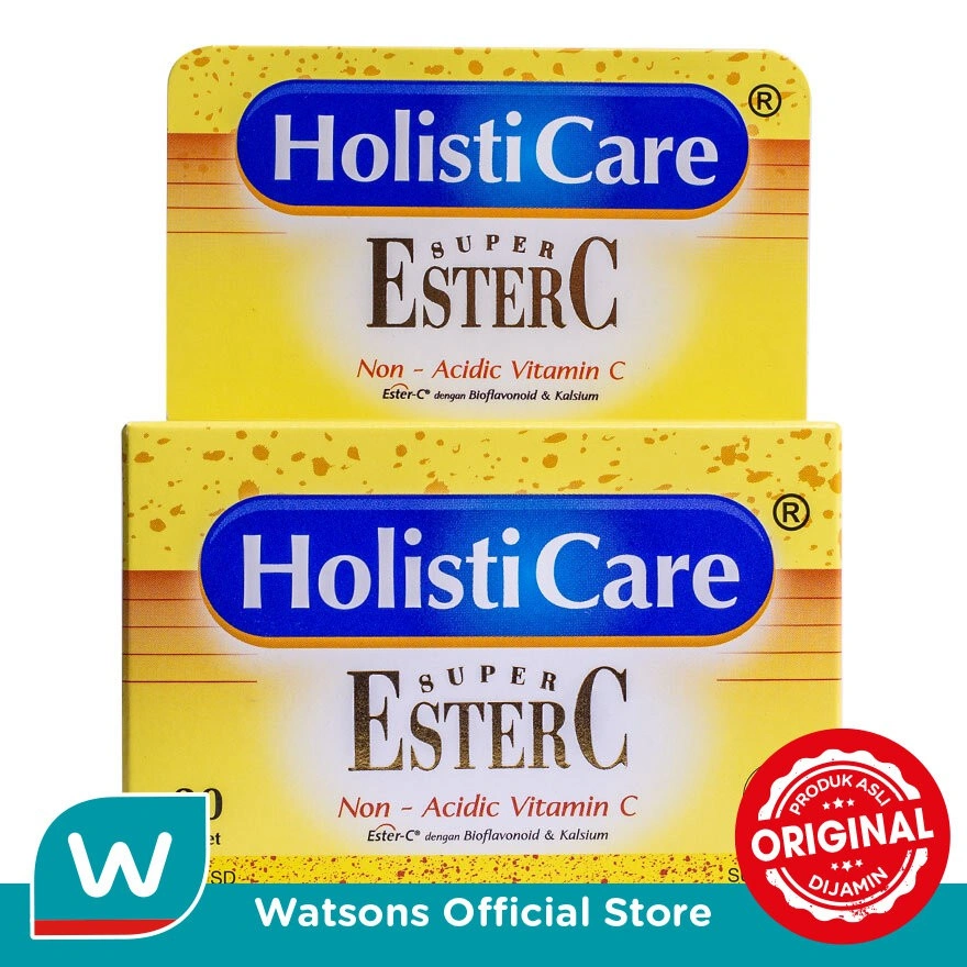 Holisticare Super Ester C Non-Acidic Vitamin C 30 tablet