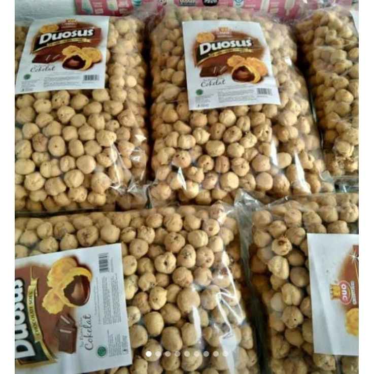 DUOSUS KUE SOES COKLAT 1KG Exp 2027 / DUOSUS COKELAT KERING 1KG / KUE SUS COKLAT KILOAN / SOES COKLAT LUMER COKLAT / DUOSOES / DUO SUS / DUOSUS / SUS COKLAT KILOAN / KUE SUS KERING ISI COKLAT 1KG KUE SOES COKLAT KERING KILOAN KUE SUS COKLAT