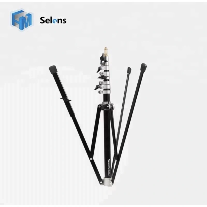SELENS Lightstand 240cm FL-240 Flexible Foldable Light Stand for Studio Softbox Umbrella Max 5Kg Photography Accesories Aksesoris Studio Foto | 6923600434621 | SKU 1.008.0429