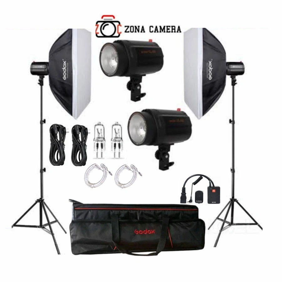 Paket Godox Mini Studio Pioneer K160 Lampu Flash Foto 160 Kit Lighting